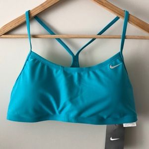 Nike Swim Top Cross Back Turquoise Women’s XL